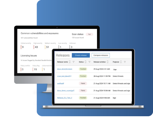 alt="Boost Security with Integrated Scanning - DigiCert® Software Trust Manager"