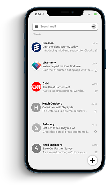 example emails with or without BIMI