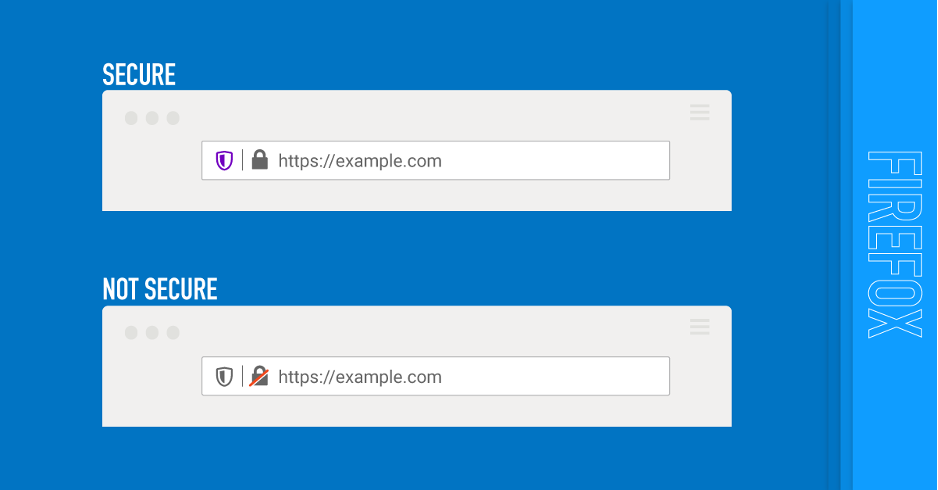 Not Secure warning in Firefox