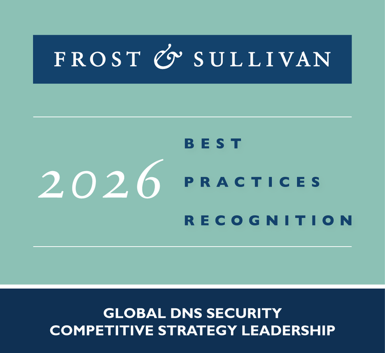 Frost & Sullivan recognition award